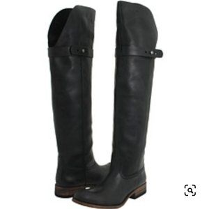 Spirit by Lucchese Ali cowboy over knee boots black 01 size 6.5 new